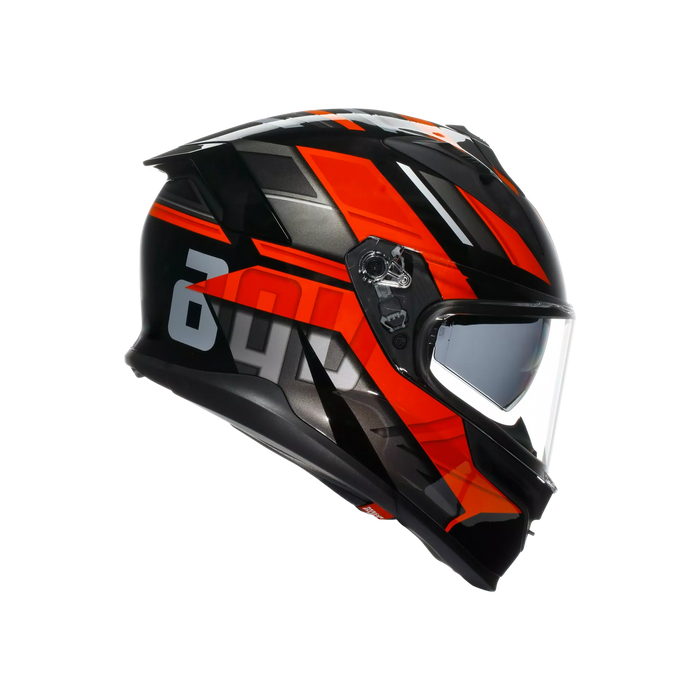 AGV K7 Taurax Helmet 2025 in Black/Red