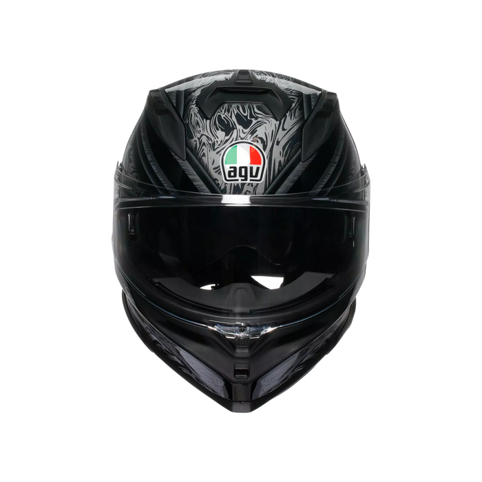 AGV K7 Damascus Helmet 2025 in Black/Silver