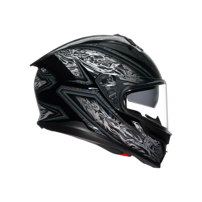 AGV K7 Damascus Helmet 2025 in Black/Silver