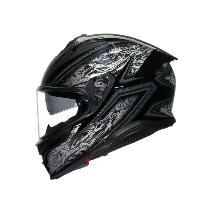 AGV K7 Damascus Helmet 2025 in Black/Silver