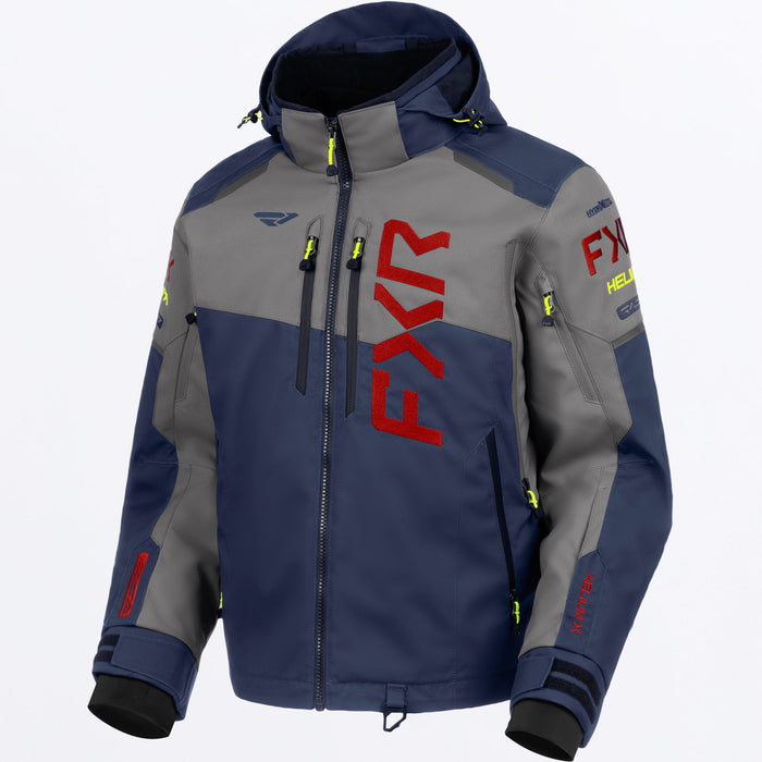 FXR Helium X 2-in-1 Jacket in Midnight/Ti/Red