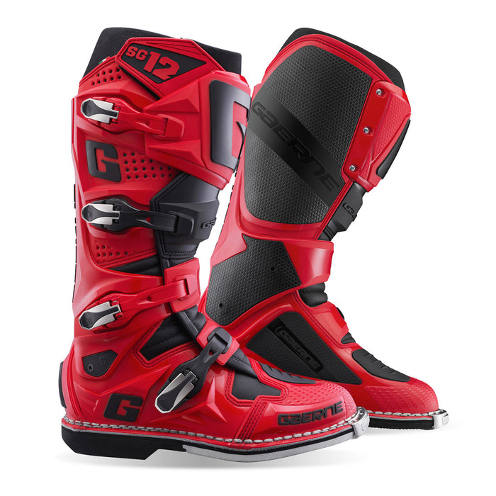 Gaerne SG-12 MX Boots 20253 in Red/Black