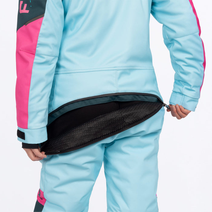 FXR Women's Revo F.A.S.T.™ Monosuit in Maui Blue/Steel/Blush