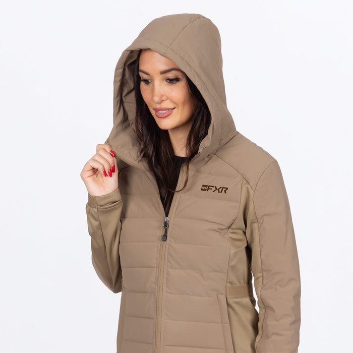 FXR WOMEN'S PHOENIX WINDPROOF QUILTED JACKET in Canvas