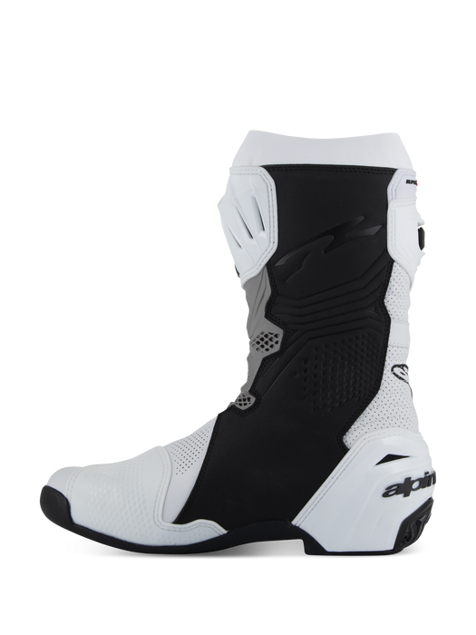 Alpinestars Supertech R Vented Boots 2026 in White/Gray/Black