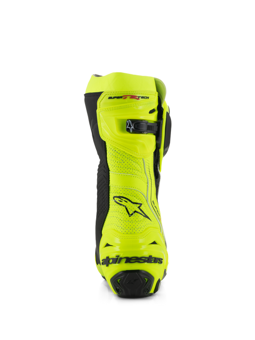 Alpinestars Supertech R Vented Boots 2026 in Fluo Yellow/Black