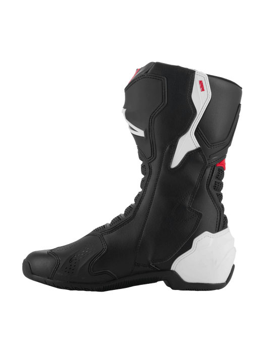 ALPINESTARS SMX-6 v3 BOOTS 2025 in Black/White/Red Graphic