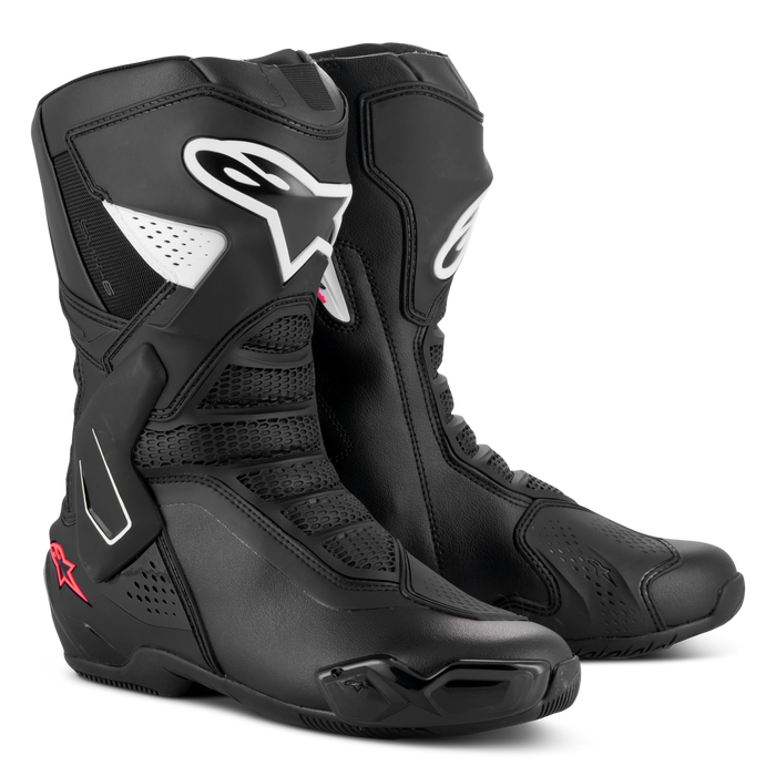 ALPINESTARS STELLA SMX-6 V3 BOOTS 2026 in Black/White/Fluo Pink
