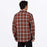 FXR HD FLANNEL SHIRT in Maroon/Navy