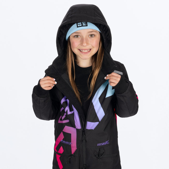 FXR CHILD COLD CROSS CX MONOSUIT 2025 - Black/Twilight