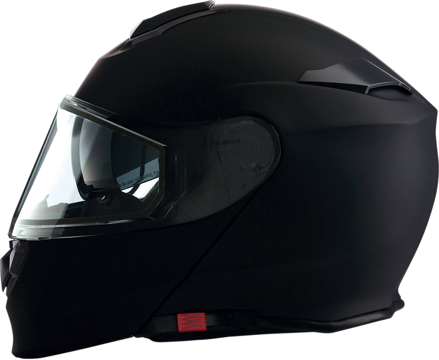 Z1R SOLARIS 2.0 MODULAR SOLID HELMET 2025 IN FLAT BLACK
