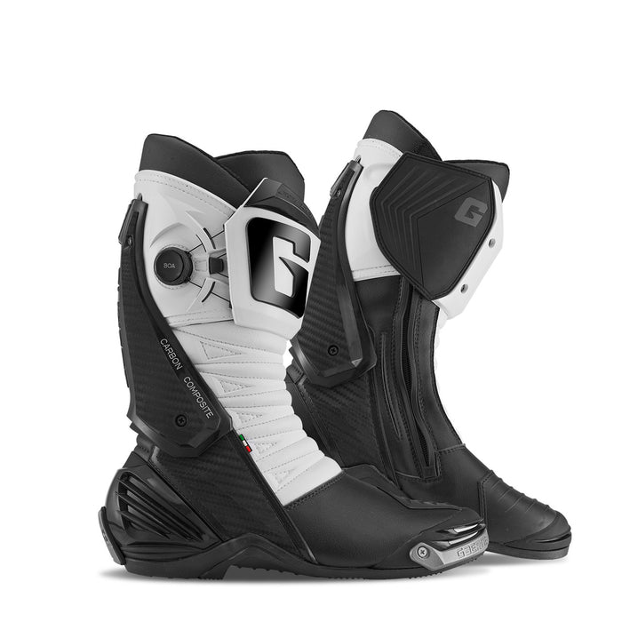 Gaerne GL1 LS Racing Line Boots 2025 in Black/White