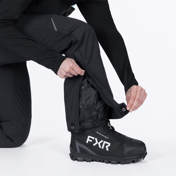 FXR AERIAL BIB PANT in Black