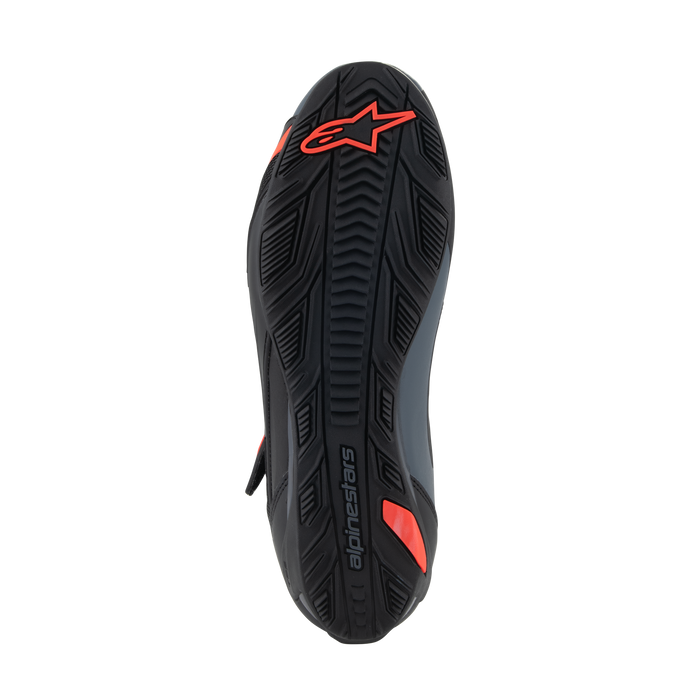 ALPINESTARS FASTER-4 RIDING SHOESBlack/Gray/Fluo Red