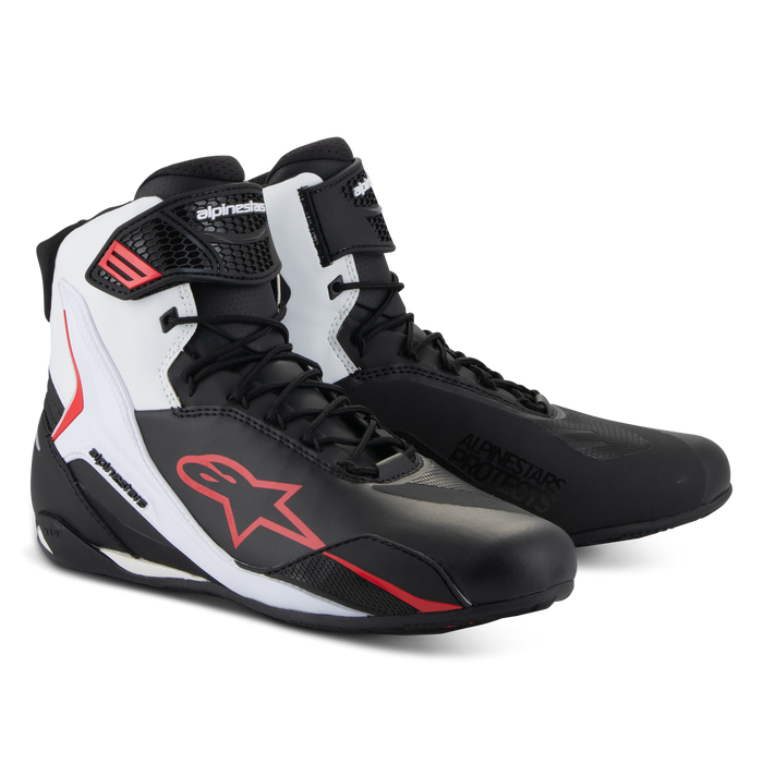 ALPINESTARS FASTER-4 RIDING SHOESBlack/White/Red