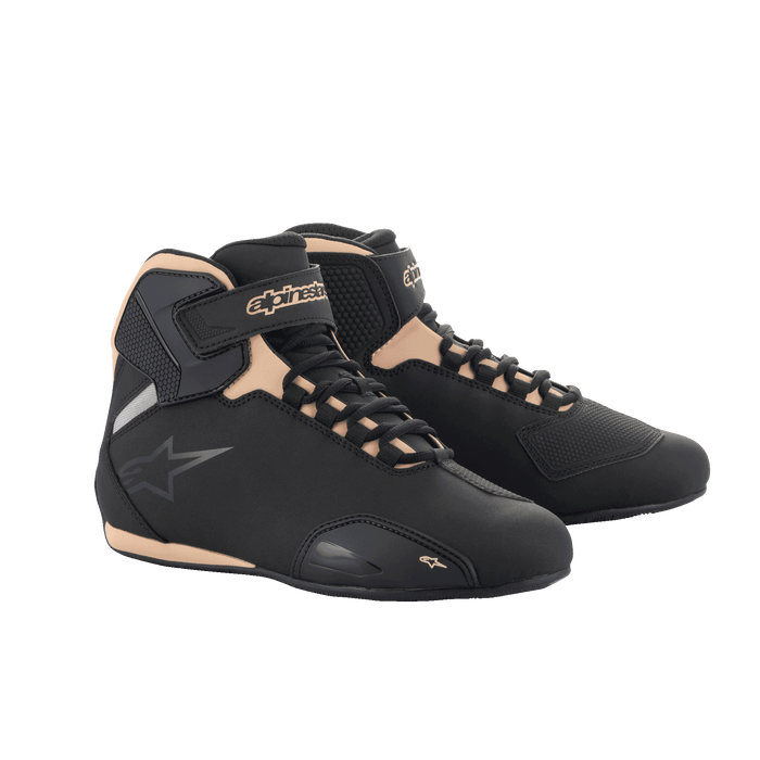 ALPINESTARS STELLA SEKTOR RIDING SHOES 2025 in Black/Champagne