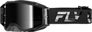 FLY RACING ZONE PRO GOGGLES 2026 in Black/Black w/ Black Mirror/Smoke Lens