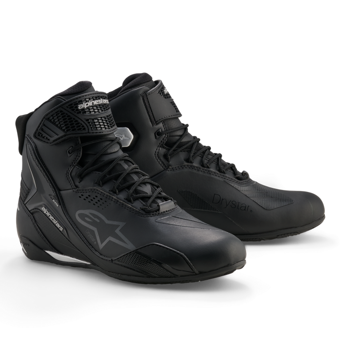 ALPINESTARS STELLA FASTER-4 DRYSTAR SHOES 2026 in Black/Silver