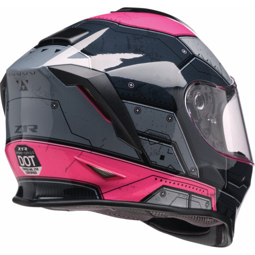 Z1R Youth Warrant 2.0 Sentinel Helmet 2025 in Black/Pink