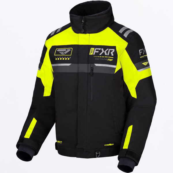FXR Octane RF Jacket in Black/HiVis