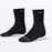 FXR TURBO ATHLETIC SOCK (3 PACK) SNOW 2027 in Black