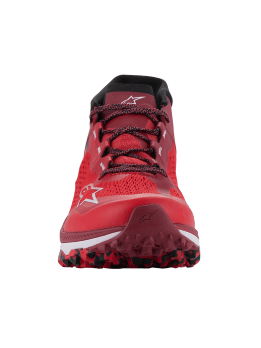 ALPINESTARS META XR v2 SHOES 2025 in Bright Red/Dark Red/White