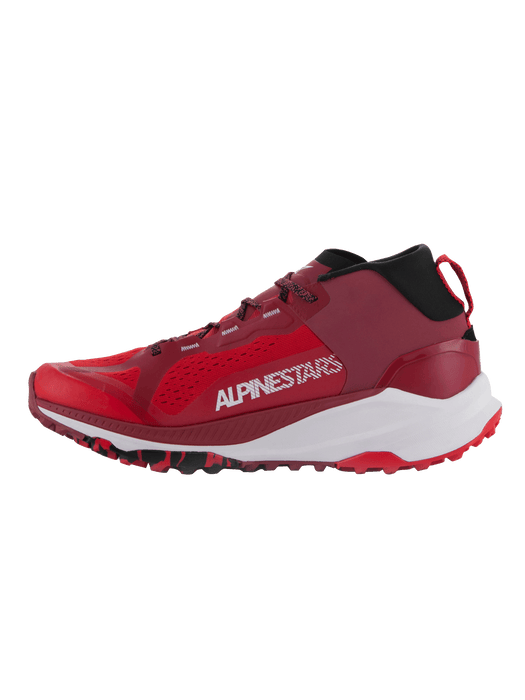 ALPINESTARS META XR v2 SHOES 2025 in Bright Red/Dark Red/White
