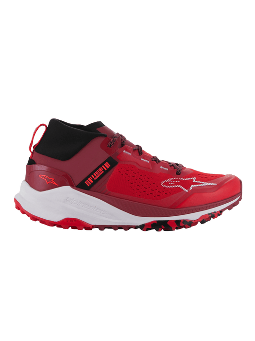 ALPINESTARS META XR v2 SHOES 2025 in Bright Red/Dark Red/White