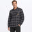 FXR HD FLANNEL SHIRT in Black/Asphalt