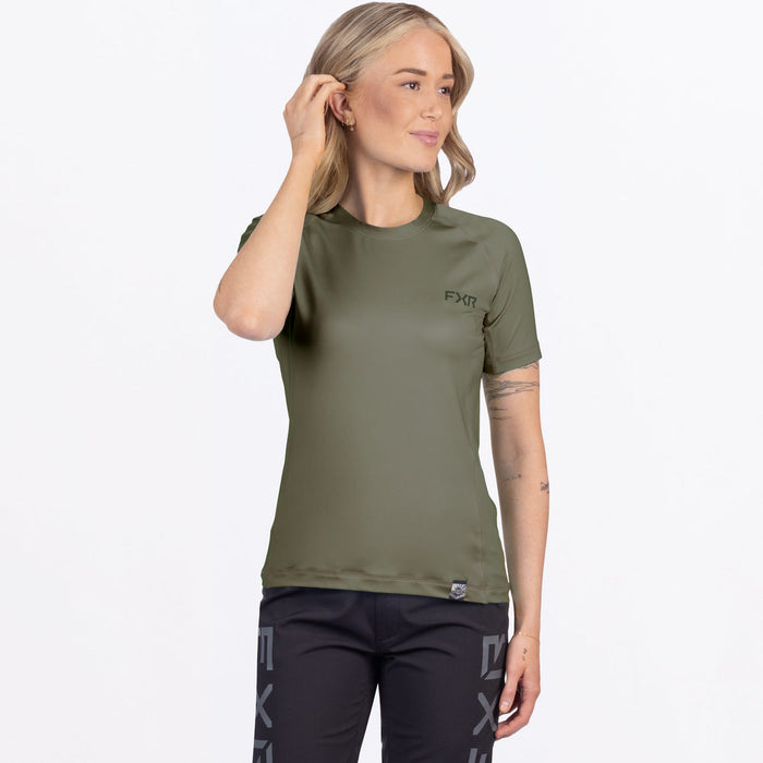 FXR ATTACK UPF WOMEN'S T-SHIRT 2025 in Moss