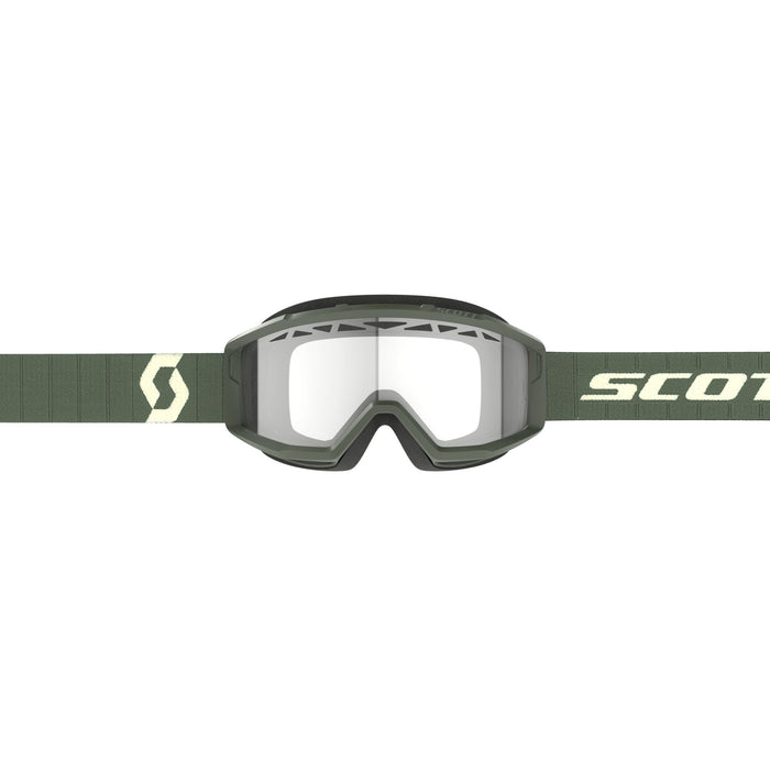 Scott Primal Enduro Goggles in Khaki Green - Clear 2025