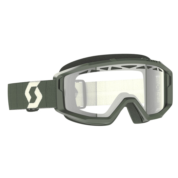 Scott Primal Enduro Goggles in Khaki Green - Clear 2025