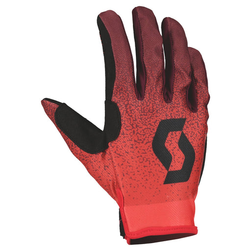Scott 350 Dirt Evo Gloves in Red/Black 