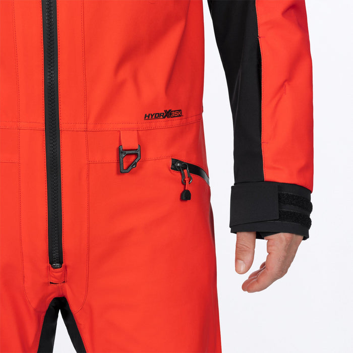 FXR VERTICAL MTX LITE MONOSUITS in Red/Ti/Black