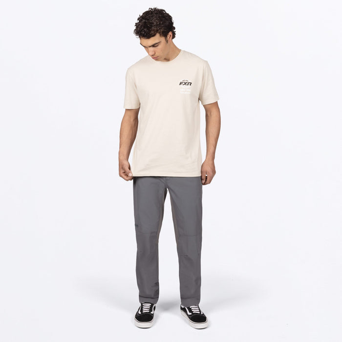 FXR WORLDWIDE PREMIUM T-SHIRT in Sand/Black