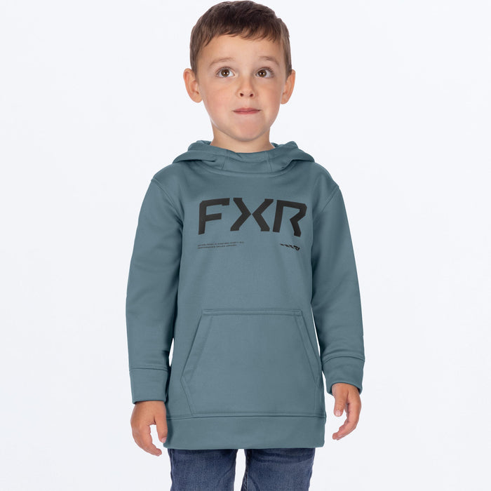 FXR TODDLER HYDROGEN TECH PULLOVER HOODIE 2025 - Steel