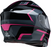 Z1R SOLARIS 2.0 MODULAR SLATER HELMET 2025 IN Black/Pink