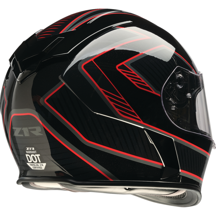 Z1R WARRANT AMPLIFY HELMET 2026 in Black/Red