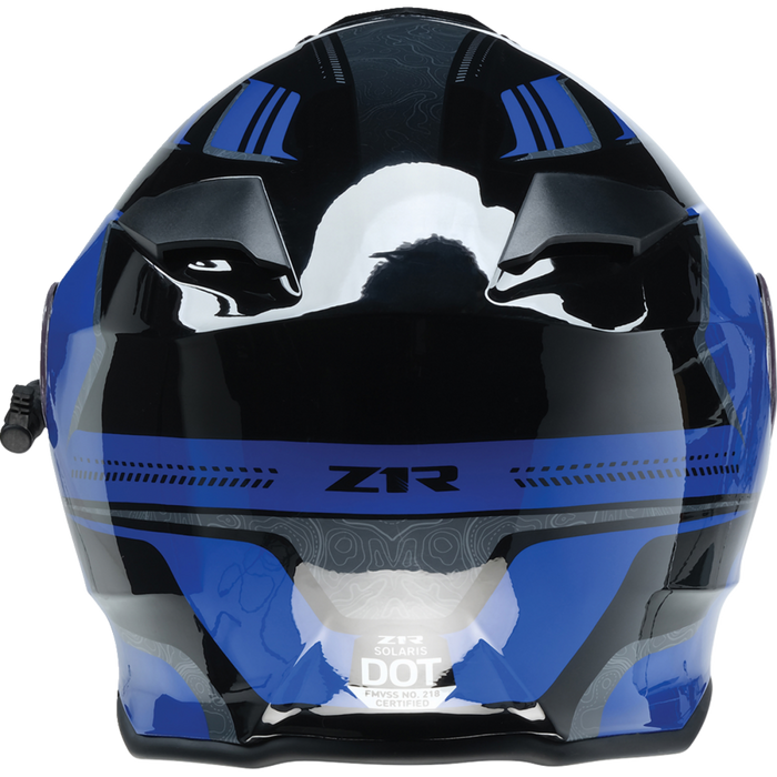 Z1R SOLARIS 2.0 FIRST TRACKS HELMET 2026 in Black/Blue