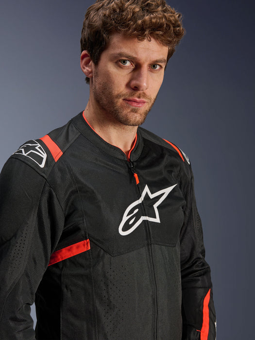 ALPINESTARS T-SPS AIR v2 JACKETS 2026 in Black/Fluo Red
