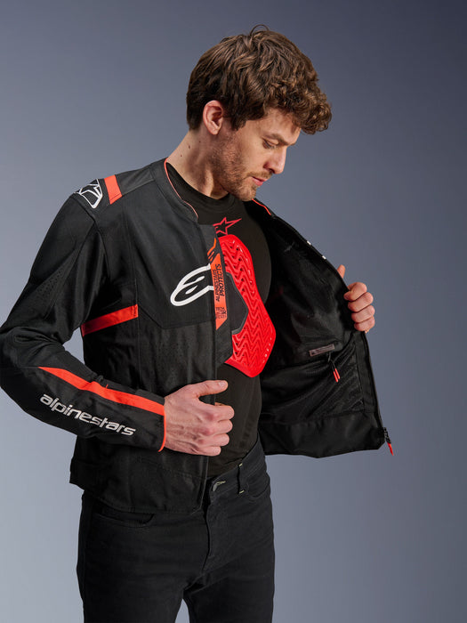 ALPINESTARS T-SPS AIR v2 JACKETS 2026 in Black/Fluo Red