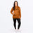 FXR WOMEN'S HYDROGEN TECH PULLOVER HOODIE in Umber/Dark Cedar