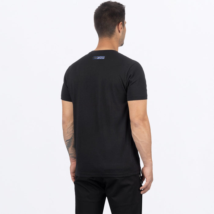 FXR RUSH PREMIUM T-SHIRT in Black/Blue