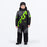 FXR CHILD COLD CROSS CX MONOSUIT 2025 - Black/Charcoal/Lime