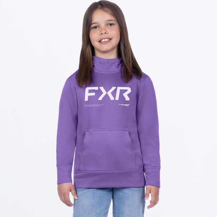 FXR YOUTH HYDROGEN TECH PULLOVER HOODIE 2025 - Amethyst