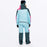 FXR Women's Revo F.A.S.T.™ Monosuit in Maui Blue/Steel/Blush