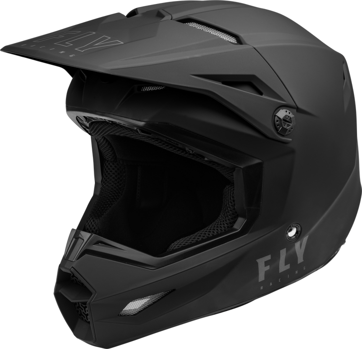 FLY RACING KINETIC LITE MX HELMET 2026 in Matte Black