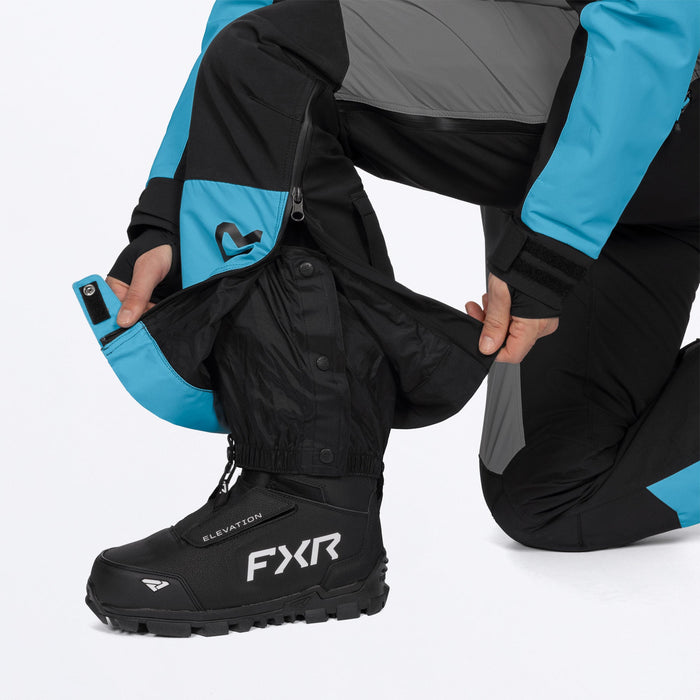 FXR VERTICAL MTX LITE MONOSUITS in Blue/Ti/Black