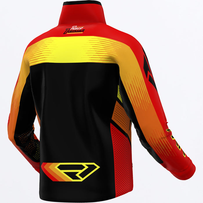 FXR COLD CROSS RR JACKET 2025 - Red/Yellow/Orange