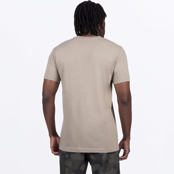 FXR RACE DIVISION PREMIUM T-SHIRT 2025 - Stone/Black